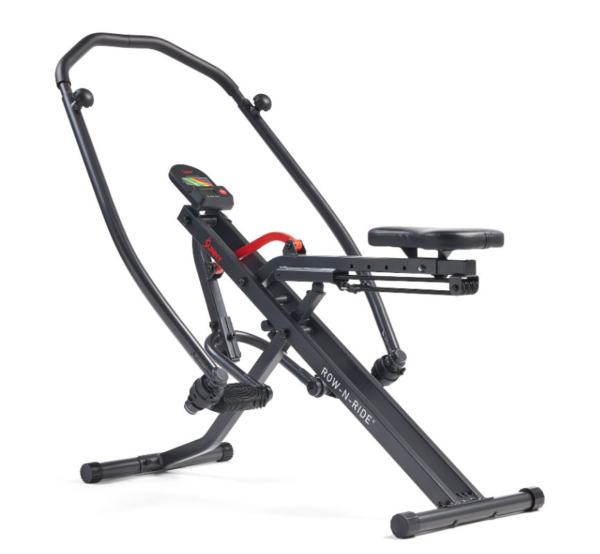 Sunny Health & Fitness Full Body Adjustable Multifunction Smart Row-N-Ride® Trainer – SF-A022070