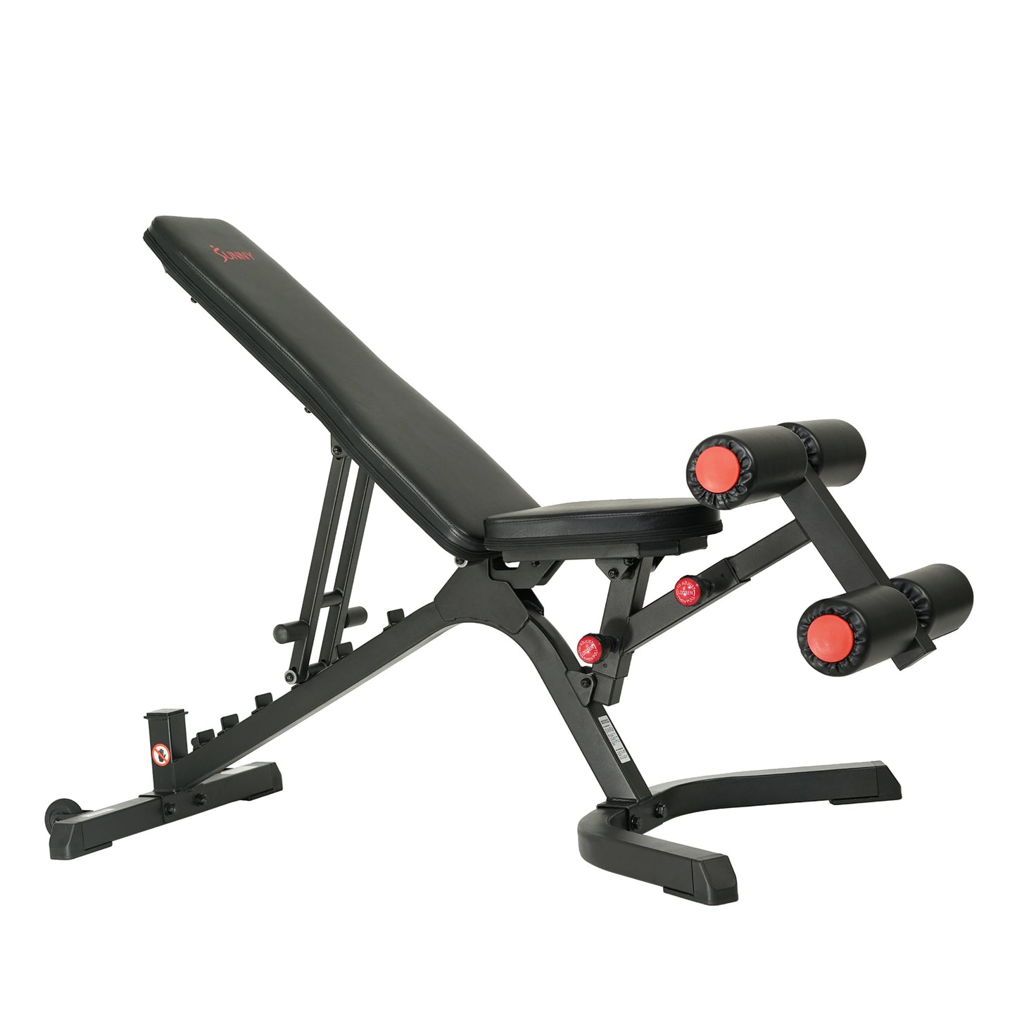 Sunny Health & Fitness Fully Adjustable Power Zone Utility Heavy Duty Weight Bench with 500 lb Max Weight – SF-BH6920