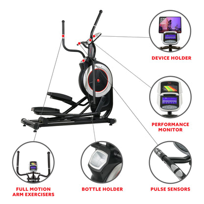 Sunny Health & Fitness Programmable Elliptical Trainer