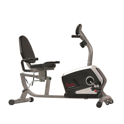 Sunny Health & Fitness Easy Adjustable Seat Recumbent Bike - SF-RB4616S