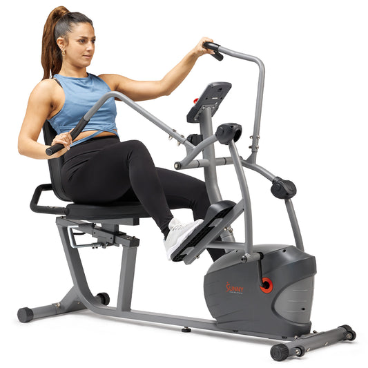 Sunny Health & Fitness Performance Interactive Series Recumbent Elliptical SF-RBE420035