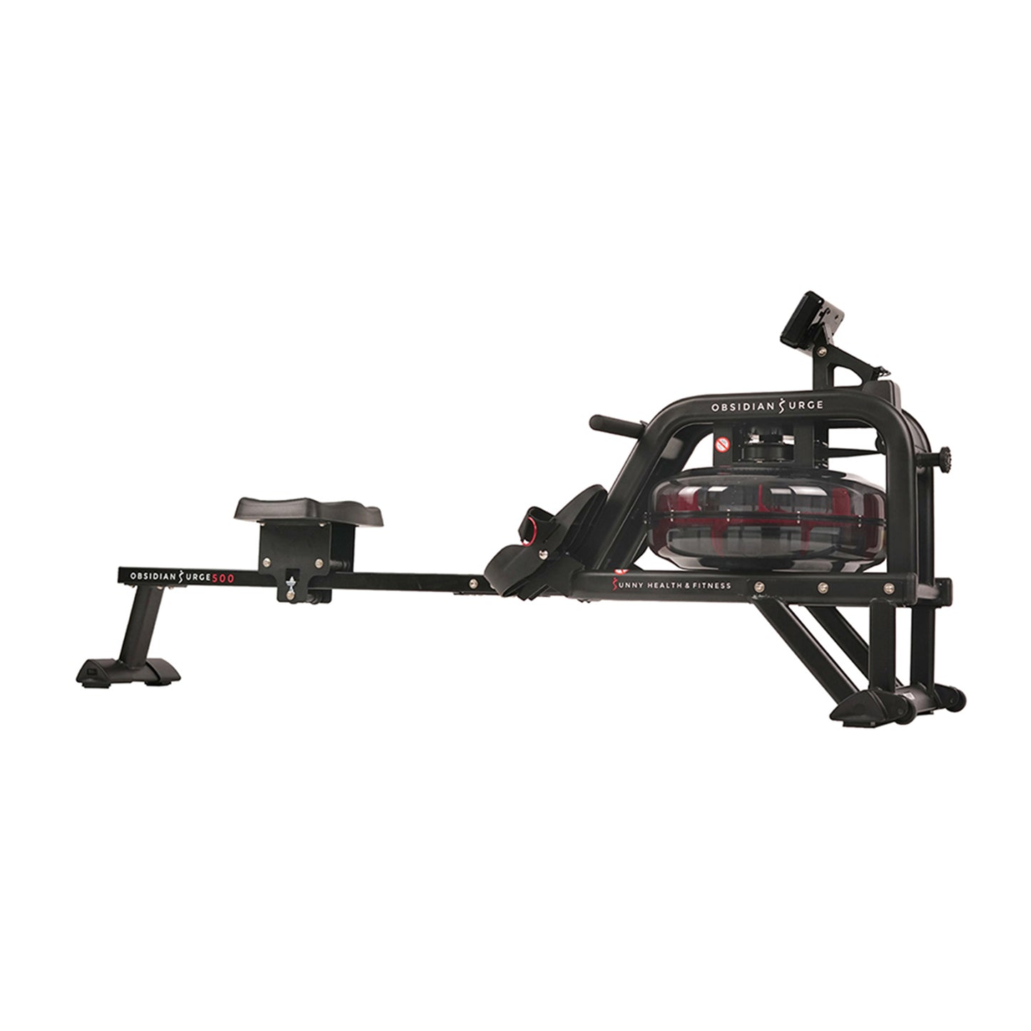 Sunny Health & Fitness Obsidian Surge 500 m Water Rowing Machine