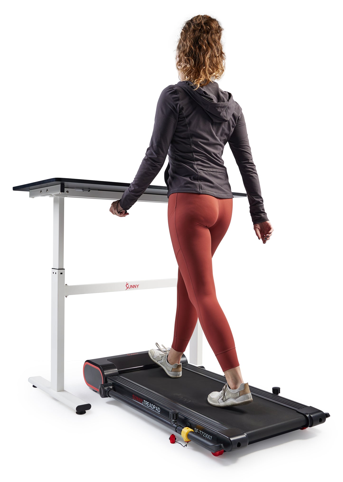 Sunny Health & Fitness Smart Slim Treadmill with Arm Exerciser – SF-T723007