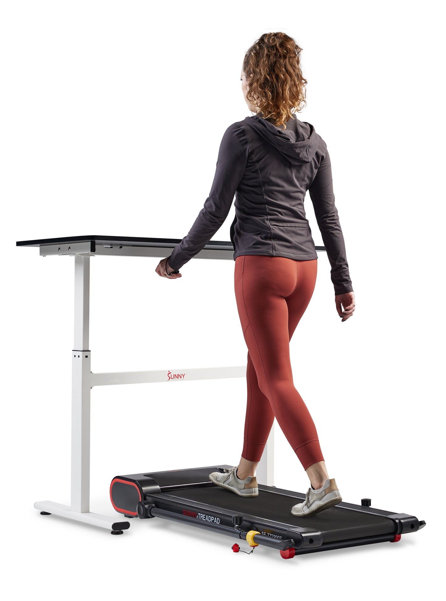 Sunny Health & Fitness Smart Slim Treadmill with Arm Exerciser – SF-T723007