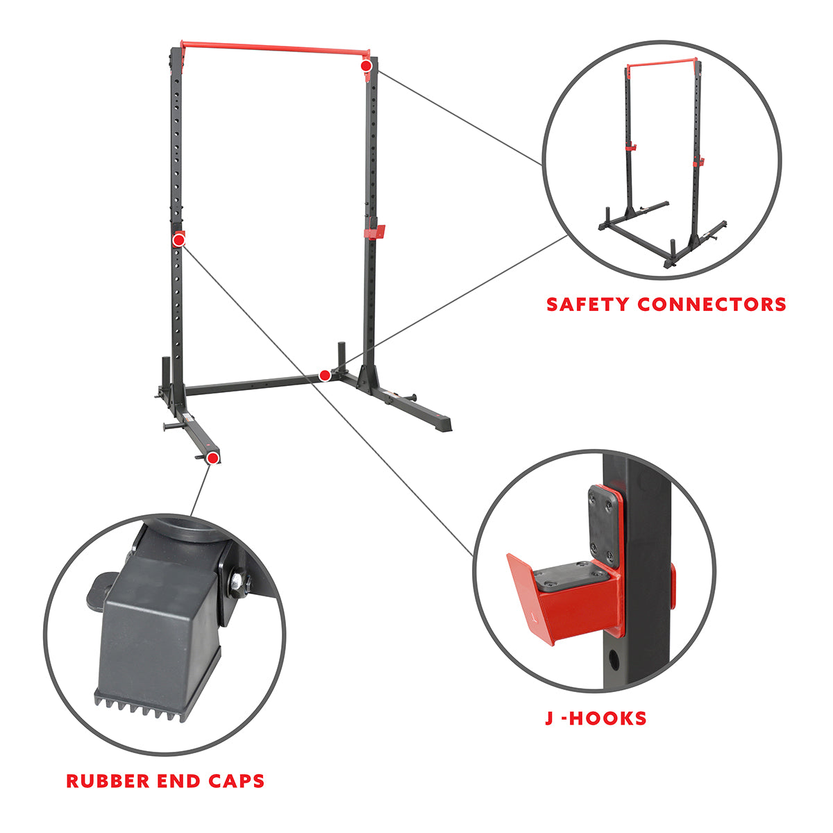 Sunny Health & Fitness Essential Power Rack - SF-XF920063