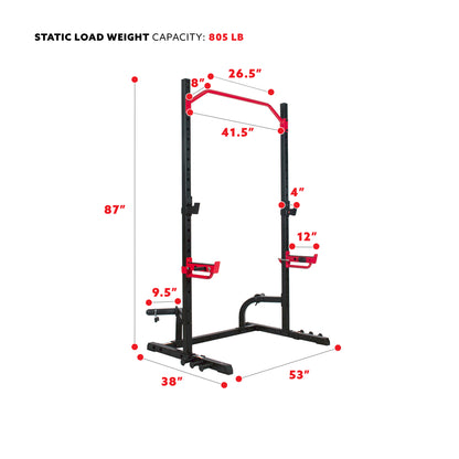 Sunny Health & Fitness Power Zone Squat Stand - SF-XF9931