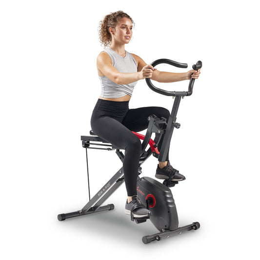 Sunny Health & Fitness Upright Row-N-Ride™ Exercise Bike - SF-A022077