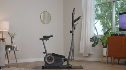 Sunny Health & Fitness Essential Interactive Series Seated Elliptical - SF-E322004