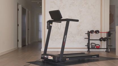 Sunny Health & Fitness Interactive Slim Auto Incline Treadmill with Bluetooth – SF-T722022