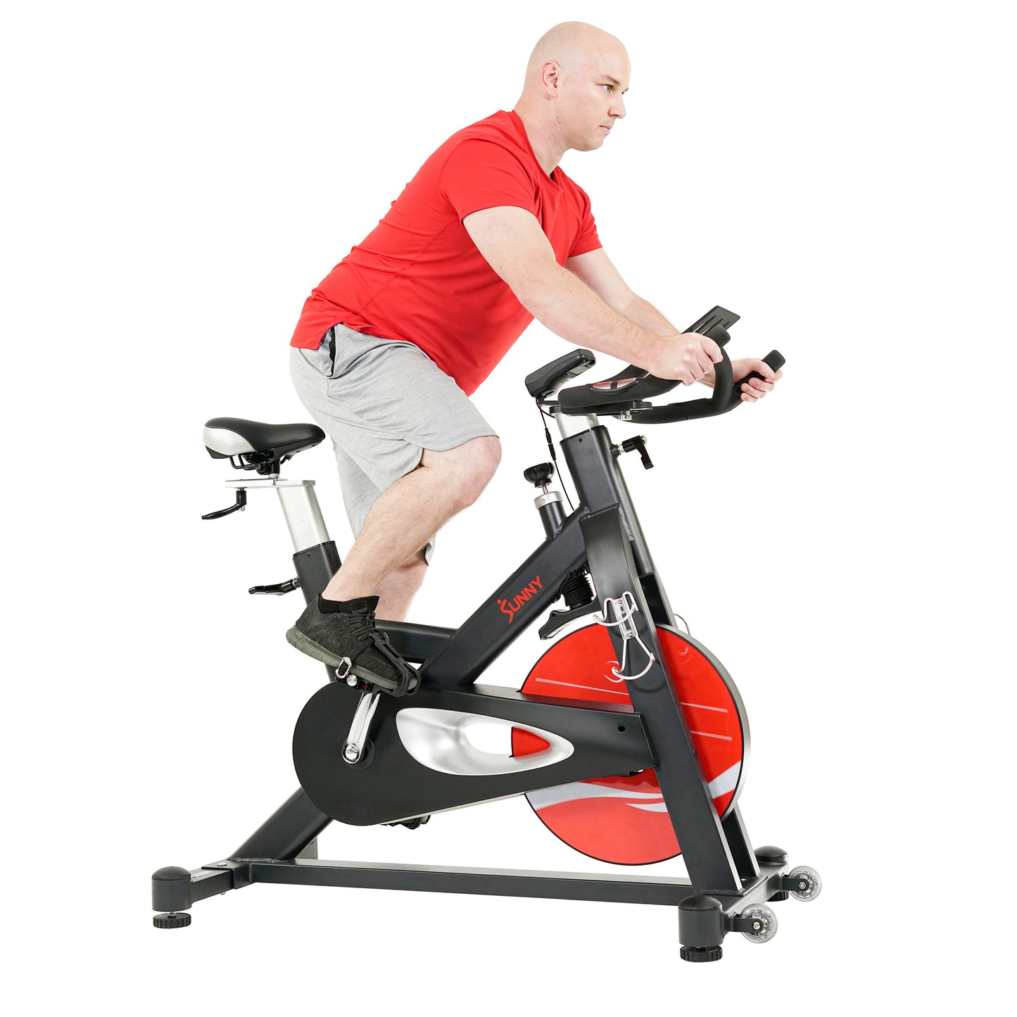 Sunny Health & Fitness Evolution Pro II Magnetic Belt Drive Indoor Cycling Bike - SF-B1986