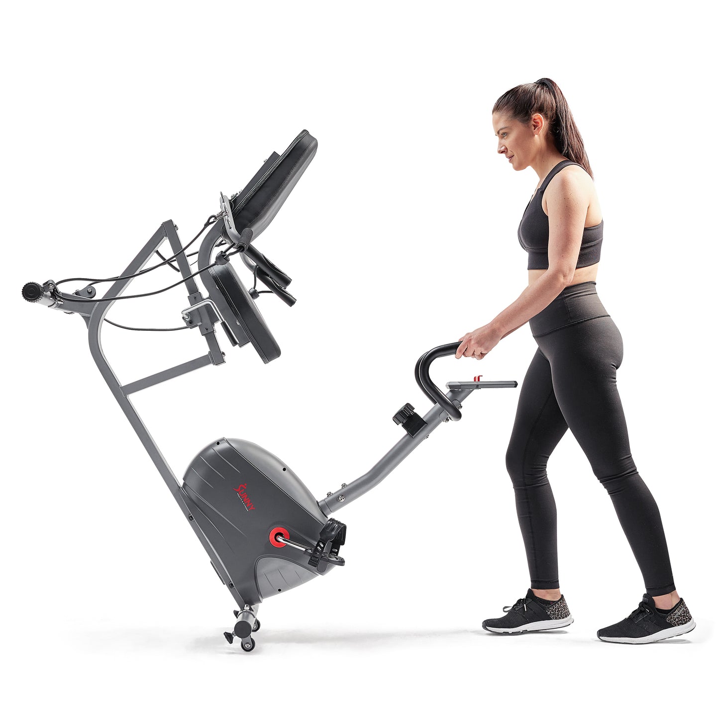 Sunny Health & Fitness Performance Interactive Series Recumbent Exercise Bike with Exclusive SunnyFit™ App Enhanced Bluetooth Connectivity - SF-RB420031