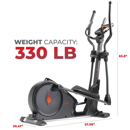 Sunny Health & Fitness Premium Elliptical Exercise Machine Smart Trainer with Exclusive SunnyFit® App Enhanced Bluetooth Connectivity